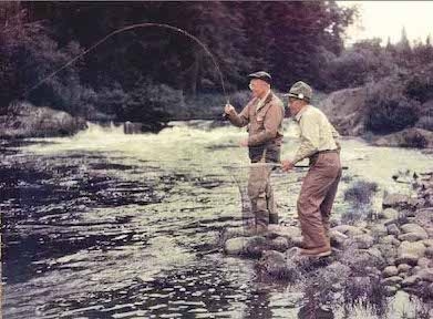 Eisenhower fishing